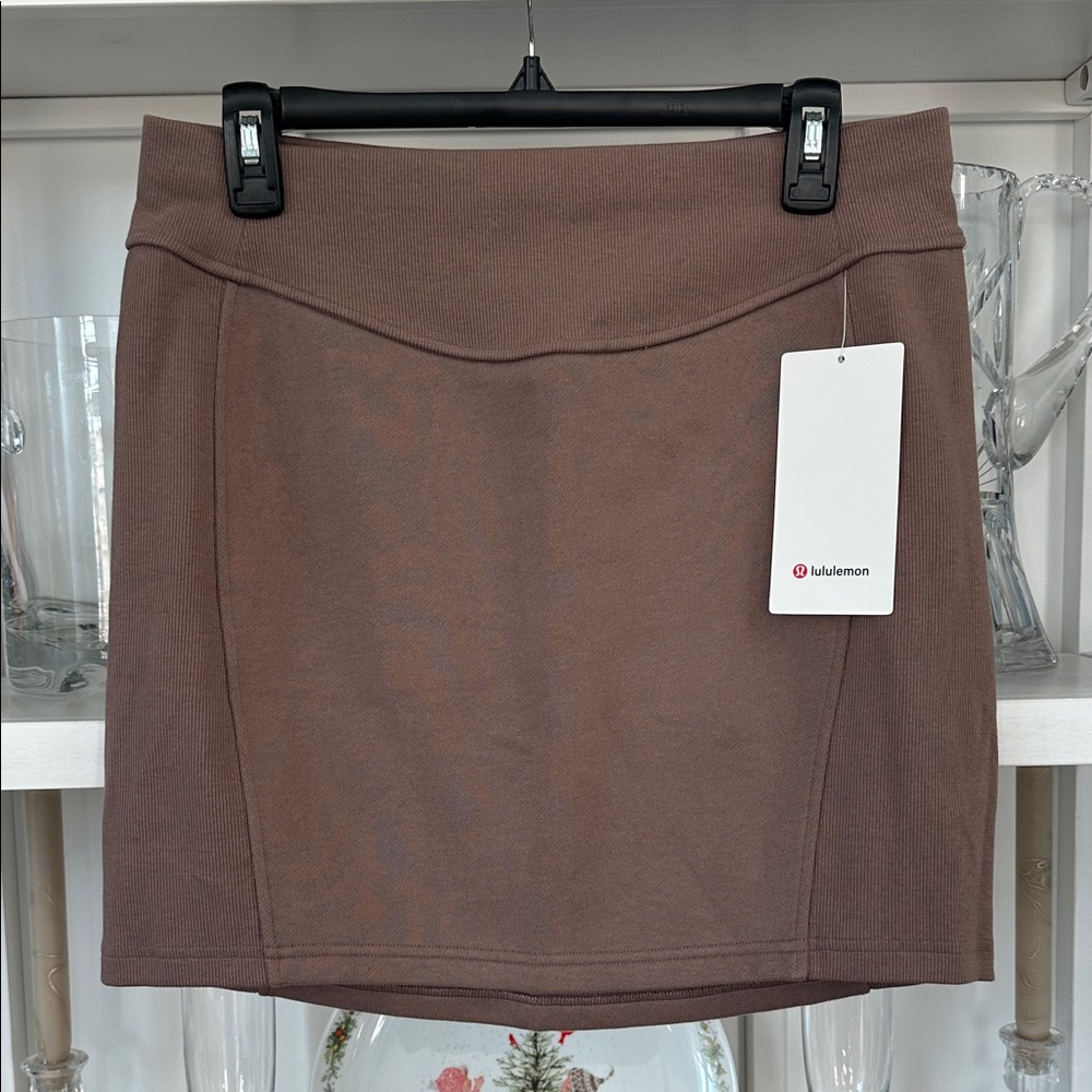 lululemon athletica Taupe Mini Skirt